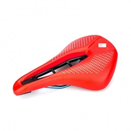 JIBAMAO Parti di ricambio JIBAMAO GUOYAN Shop MTB. Bicicletta ergonomica Naso Corto Sella 160mm Ampio Comfort Lungo Viaggio Leggero Leggero Addensare Sedile tampone Morbido (Color : ZD8 Red-White-C)