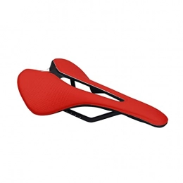 JIBAMAO Seggiolini per mountain bike JIBAMAO GUOYAN Shop Sedile da Sella for Biciclette Uomini Donne addensa MTB. Cycle Road Sella Vuoto Traspirante Comodo Soft Cycling Bici Sedile 4.8 (Color : Red)