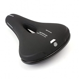 JLKDF Parti di ricambio JLKDF Comfort Mountain Road Sella per Bicicletta Sella da Ciclismo MTB Accessori per Bici Addensare Ampio Cuscino Morbido Grande Donna Uomo (Colore : Nero)