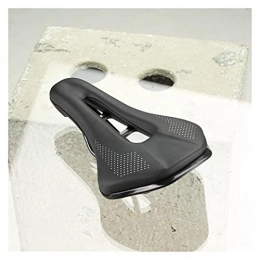 LHSJYG Seggiolini per mountain bike LHSJYG Road Bike Saddle, Sellini per Biciclette da Strada Autostrada Bicycle Seat Mountain Mountain Bike Saddle Hollow Comfort Roller Pad (Color : Black, Size : M)