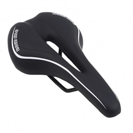 LHSJYG Seggiolini per mountain bike LHSJYG Sella per Bicicletta, Sella Bici Bicicletta Morbida MTB Cuscino da Sella Bicicletta Cave Sella per Ciclismo Strada Mountain Bike Sedile Accessori per Biciclette (Color : Black)