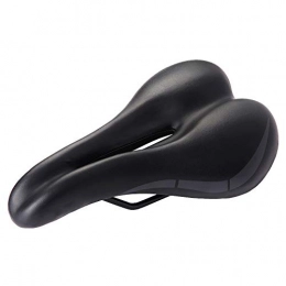 LHSJYG Seggiolini per mountain bike LHSJYG Sellini per Mountain Bike, Sella Bici MTB Soft Bicycle Saddle Uomo Donna Mountain Bike Wide Seat Retro Hollow MTB. Sedile della Bici Nera della Sella