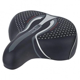 Llsdls Parti di ricambio llsdls Cuoio Sedile Anteriore della Bicicletta Sella dell'ammortizzatore Heavy Load Extra Large Cushion Auto elettrica Pad Bici Confortevole Sella della Bicicletta Parts