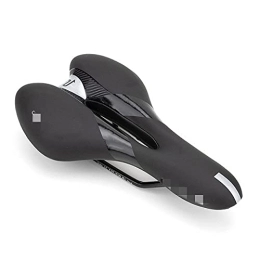 MENGzhu Seggiolini per mountain bike MENGzhu Mountain Bike Saddle Memory Foam Cuscino del Sedile Traspirante Morbido e Comodo Cuscino Sellino della Bicicletta (Color : Black Silver-567)