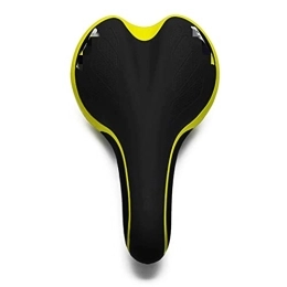 MENGzhu Parti di ricambio MENGzhu Sella Universale della Bicicletta PU. Bici da Strada in Pelle Mountain Bike Cycling Seat Cushion Pezzi di Ricambio Accessori (Color : Yellow)