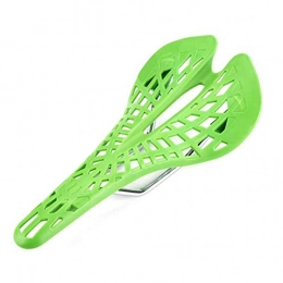 CWEN Parti di ricambio Mountain Bike Bicycle Hollow Sedile Cuscino da Sella Ultra Leggero Traspirante Bicicletta da Sella Bicicletta da Corsa Racing Parti assemblea (Color : Green)