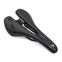 BINCIBH Parti di ricambio Mountain Bike Saddle, Sella MTB Montagna Bicicletta Sella Ciclismo Cuscino MTB Bike Steel Rail Hollow Design Road Bike Sella Sella Bici (Color : Black)