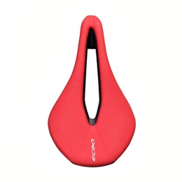 NIMUDU Parti di ricambio NIMUDU Sella MTB, Sella per Bici Mountain Big Ass Bicycle Saddle Cycling Seat Cushion MTB Road Bike Sella Sella Soft Sponge Bicycle Saddle Saddle Cus (Color : Red)