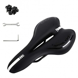 QIMENG Seggiolini per mountain bike QIMENG Sellini per Bicicletta Sedile Bicicletta Ergonomica Silicone Spesso, Accessori Universali Comodi E Morbidi, Cavi E Traspiranti, Invio Codice Clip Cuscino E Strumento di Installazione, A