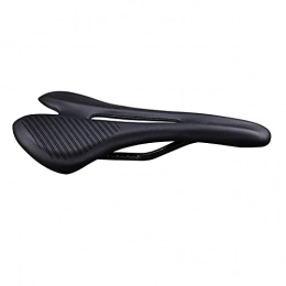 Qinglan Parti di ricambio Qinglan 139g Carbon Fiber Road Saddle Uso 3K T700 Materiale di Carbonio Pads Super Light Leather Cuscini in Pelle da Corsa Bicycles Seat ZHMMEINAC (Color : LW)