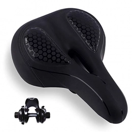 Qivor Seggiolini per mountain bike Qivor Sedile da Sella della Bici MTB con collegata a Sella fanale in Bicicletta Addressina Ampia Bicicletta Comoda Bicycle Saddles Hollow Bicycle Saddle (Color : Black)