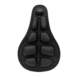 quanju cheer Parti di ricambio quanju cheer Copribicicletta Gonfiabile Imbracatura Ammortizzatore Air Bike Seat Cushion Alleviare Lo Stress Assorbimento del Sudore Utile Panno Antiscivolo Nero