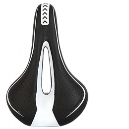 QuRRong Seggiolini per mountain bike QuRRong Seggiolino Bici Mountain Bike Selle Sede Cava Selle for Biciclette Misura la Maggior Parte delle Bici (Color : White, Size : One Size)