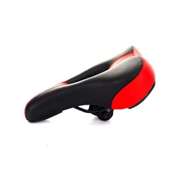 QWXZ Seggiolini per mountain bike QWXZ Seggiolino per Bicicletta Bicycle Saddle Ergonomico MTB Road Bike Bike Sedile Perforato Schiuma Imbottita in Pelle PP Texture in Acciaio Accessori per Ciclismo Morbido e Traspirante (Color : 01)