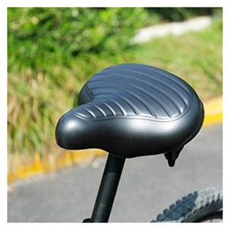 QWXZ Parti di ricambio QWXZ Seggiolino per Bicicletta Bicycle Saddle Heavy Duty Seat MTB Mountain Mountain Bike Silicone Gel Schiuma Ammortizzatore Assorbimento Morbido e Traspirante (Color : Black)