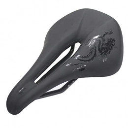 Qxseat Seggiolini per mountain bike Qxseat Sedile da Bici Comfort in Fibra di Carbonio - Bicicletta di Ricambio in Fibra di Carbonio più Comoda e Traspirante, Black