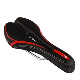 Qxseat Seggiolini per mountain bike Qxseat Sella Bike - Adatta per la Maggior Parte degli Uomini e delle Donne Sella per la Bicicletta per l'esercizio Confortevole Sella Morbida Traspirante, Red