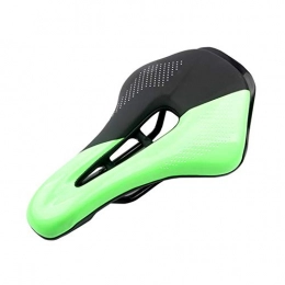 Qxseat Seggiolini per mountain bike Qxseat Sella Bike Gel di Silice - Misura la Maggior Parte degli Uomini e delle Donne Sedile da Bicicletta per l'allenamento in Bicicletta Comoda Sella Cava, Green