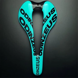 Roulle Seggiolini per mountain bike Roulle Bicicletta da Montagna Super Leggera 3K in Fibra di Carbonio Piena Comoda Sella allargata Strada MTB Sella per Bici in Carbonio colorato Gloss Cyan