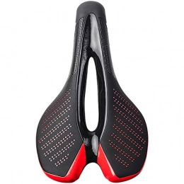 ReedG Parti di ricambio Seggiolino per Bici Comodo Sella della Bicicletta della Bicicletta della Bicicletta della Sella della Bicicletta Adatta per Le Mountain Bike Impermeabile (Color : Red, Size : 23x16.5cm)