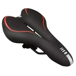 Rysmliuhan Shop Parti di ricambio Sella Bici Sella Bici Mtb Se Bike Seat Mtb Seat Sella per bicicletta Coprisedile bici imbottito Accessori per biciclette Accessori per mountain bike red, free size