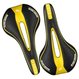 VaizA Parti di ricambio Sella Bici Shock ergonomico shock ergonomico shock ergonomico Mtb Cuscino in pelle a prova di sedile a prova di skid in bici da strada Sellino Bici (Color : 5)