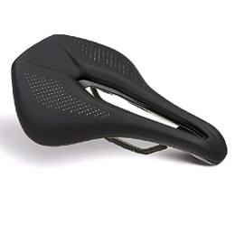 PooBa Parti di ricambio Sella for bici, sella for bicicletta MTB Sella for bici da corsa Sedile ampio PU traspirante Parti morbide del cuscino del sedile (Size : Black)