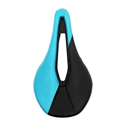 PooBa Parti di ricambio Sella for bici, Sella for bicicletta MTB Sella for mountain bike da strada Sella da corsa Pu Cuscino morbido traspirante (Size : Black blue)