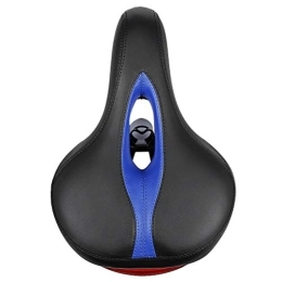 PooBa Parti di ricambio Sella for bici, sella for mountain bike con cuscino for sedile for bicicletta leggero e cavo, comodo cuscino for sedile da guida for esterni (blu e nero) (Size : Blue)