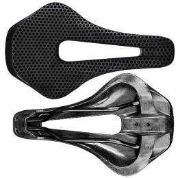 BADALO Seggiolini per mountain bike Sella for bici ultraleggera, comoda e traspirante Sella for bici da mountain bike Sella for bici antiurto Accessori for bici (Color : Black Plastic Base)