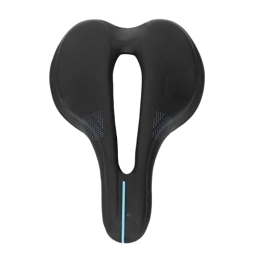 Gedourain Seggiolini per mountain bike Sella per Bici, 100 kg di Peso, Telaio in Acciaio Legato con Struttura in Acciaio, Sedile ergonomico per Mountain Bike da Donna per l'equitazione(Nero Blu)