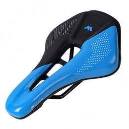 WANYD Seggiolini per mountain bike Sella per bici Sellini per Mountain Bike Biciclette da Strada con la Pioggia Cuscino per biciclette Mountain Bike Bici da strada Cavità traspirante Comodo Sella-Nero Blu