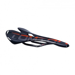 Computnys Seggiolini per mountain bike Sella per Bicicletta Completamente in Fibra di Carbonio per Parti di Bici stra / MTB Carico Massimo Ultraleggero Lucido Glossy Black Red