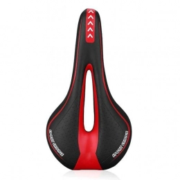 LHSJYG Parti di ricambio sella per bicicletta, sella bici MTB Mountain Mountain Bike Cycling addensato Extra Comfort Ultra Soft Silicone 3D Gel Pad Cuscino Cuscino da sella per biciclette Sedile sella ( Color : Black Red )