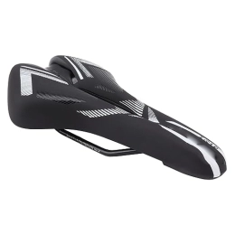 Aatraay Seggiolini per mountain bike Sella per Mountain Bike da Strada Sella per Mountain Bike Cuscino in Memory Foam Sedile per Bici Comfort Cavo Ispessito (Bianco)