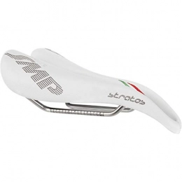 Selle SMP Seggiolini per mountain bike Selle SMP Stratos, Sella per Bicicletta Uomo, Bianco, 266 x 131 mm