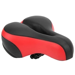 Shanrya Seggiolini per mountain bike Shanrya Seggiolino per Bicicletta, Sedile per Bicicletta Morbido con Design Cavo per la Guida(Nero Rosso)