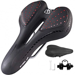 Slyzone Seggiolini per mountain bike Slyzone - Sellino per bicicletta, in gel, confortevole, morbido, traspirante, per ciclismo, bicicletta, per mountain bike, bici da strada, uomo e donna