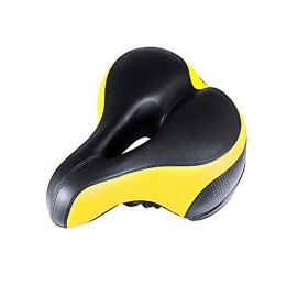 SMXGF Parti di ricambio SMXGF Bicicletta Ammortizzatore di sede, Spessa e soffice Cuscino Traspirante, Saddle Mountain Bike Ammortizzatore di sede, Ammortizzante Sfera Riflettente Mountain Bike Accessori, Bianco e Nero