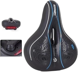 THYMOL Parti di ricambio Spinning Esercizio Ciclo Sella for Donna Uomo MTB Mountain Bike Sedile con Sfere Ammortizzanti Sella Bici da Strada Universale Ampio Cuscino Sedile Bicicletta Imbottito in Memory Foam Morbido ( Color