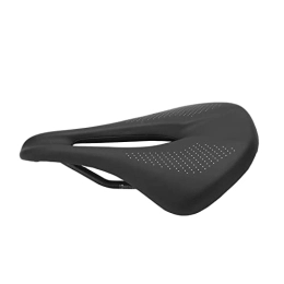 Teamsky Seggiolini per mountain bike TeamSky Sella per Bici, Cuscino per Bici ergonomico e Traspirante con Rivestimento in Pelle per Bici da Strada e Mountain Bike(Nero)