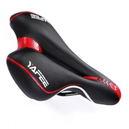 Tuimiyisou Seggiolini per mountain bike Tuimiyisou Bici Sedile Bicycle Saddle Gel Imbottito Cuscino Morbido Traspirante per MTB Road Mountain Bike Ciclismo Rosso