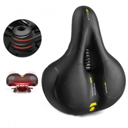 UPJWS Sella per bicicletta, comoda e traspirante, cuscino per mountain bike, ergonomico, anti-shock e sistema di perforazione, adatto per mountain bike/bici da strada (giallo)