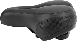 Utopone Parti di ricambio Utopone Sedile Universale for Bicicletta Comfort, Sella for Bicicletta, Sella for Bicicletta in Pelle in Microfibra, scolpito a cavità, Sella for Mountain Bike Ammortizzante (Color : Black)