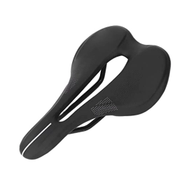 Vbestlife Seggiolini per mountain bike Vbestlife Sedile per Bicicletta, Sella per Bici in Pelle Microfibra PU Comfort Ammortizzante per Bici da Strada MTB(Nero Bianco)