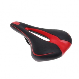 WINOMO Parti di ricambio WINOMO Sella della Bicicletta con Cuscino Mountain Road MTB Comfort Bicicletta (rosso nero)