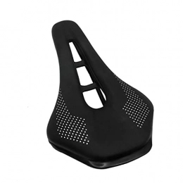 WLLYP Seggiolini per mountain bike WLLYP Cuscino per Biciclette in Acciaio per Sedile per Biciclette Cuscino per Mountain Bike per Uomo Skid-Proof Soft PU. Strada in Pelle MTB. Selle in Bicicletta (Color : Black)