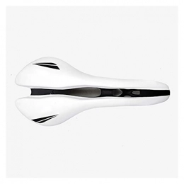 wuwu Seggiolini per mountain bike wuwu Bicicletta Carbon Saddle Bike Bike Seat Cycling Full Carbon Fiber Selle Sans Saddle Fit for Men Ghere Bicycle Saddle Parts (Color : White-Black)