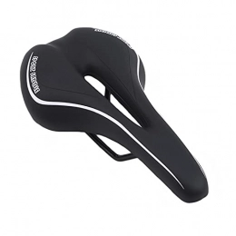 wuwu Parti di ricambio wuwu Gel Bicycle in più Morbido MTB. Cuscino da Sella Bicycle Hollow Saddle Cycling Road Mountain Bike Seat Accessori for Biciclette (Color : Black)