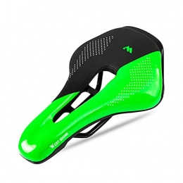 wuwu Seggiolini per mountain bike wuwu MTB. Bike Saddle Road Bicycle Bicycle Cycling Soft Hollow Traspibile Cuscino for Cuscino for Biciclette Accessori for Biciclette (Color : Green)